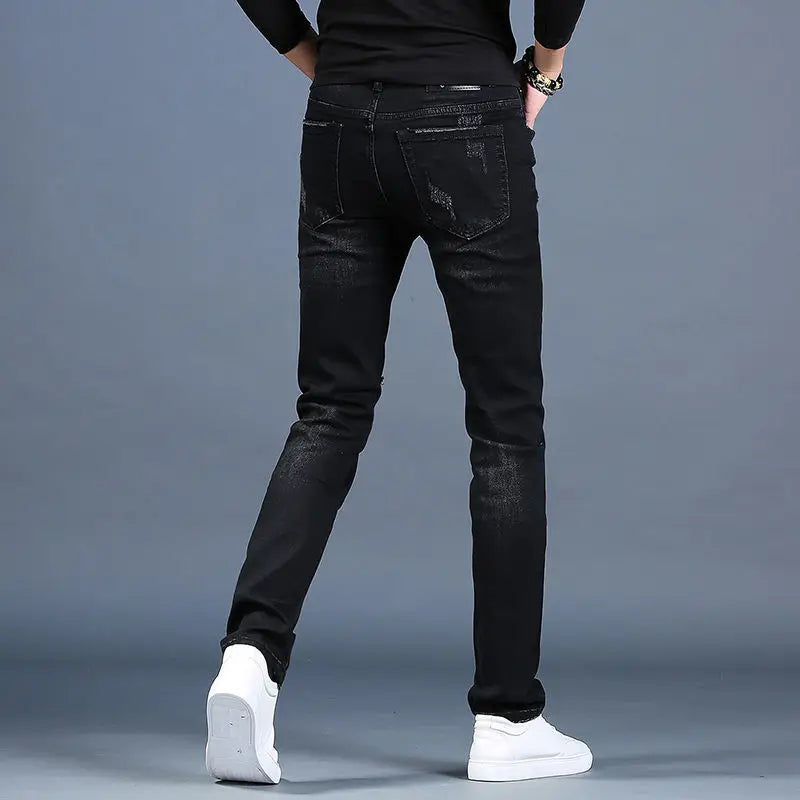 Jean Brode Patches Harajuku Slim Korean
