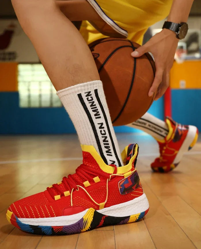 Sneaker Sport Léger Antidérapant Multicolor