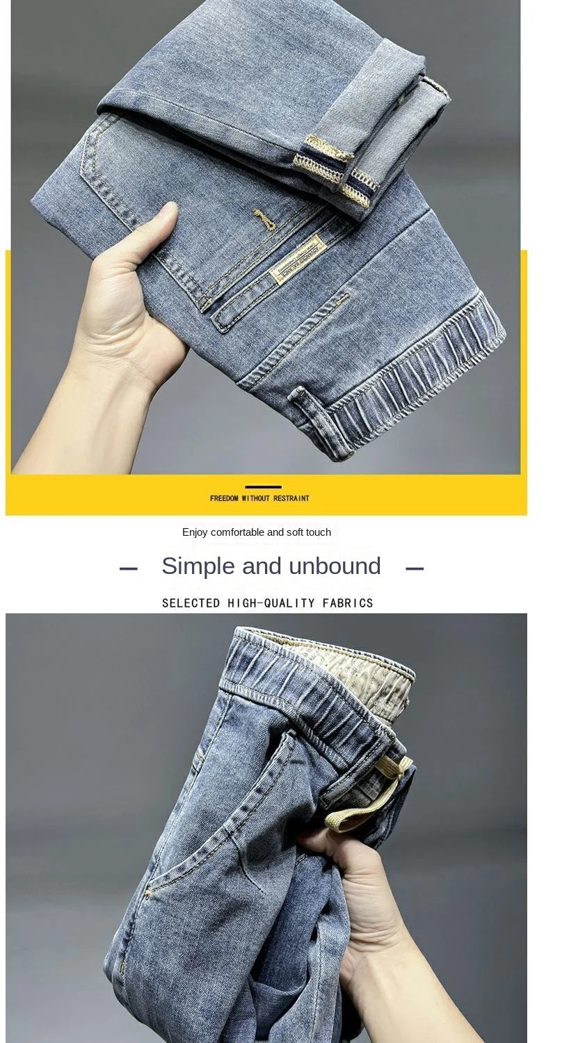 Jean Cargo Korean Tapered Baggy Washed