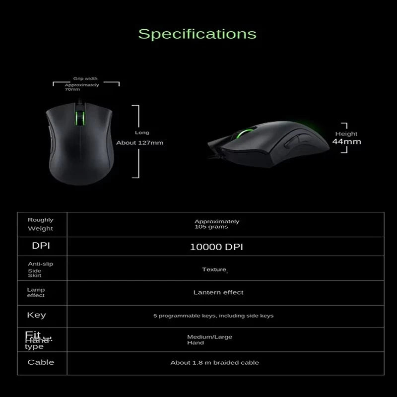 Souris Gaming NexDeal - Précision 6400 DPI