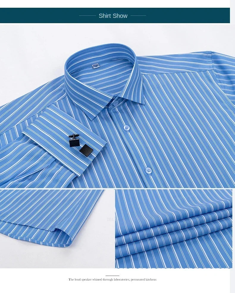 Chemise ML Slim Windsor Cufflinks Rayee
