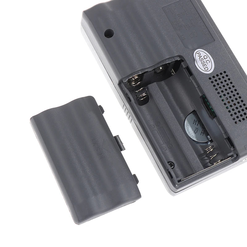 【TO】1PC Portable Mini Radio Handheld Dual Band SW/AM/FM Music Player Speaker with Telescopic Antenna Indoor/Outdoor Radio Stereo