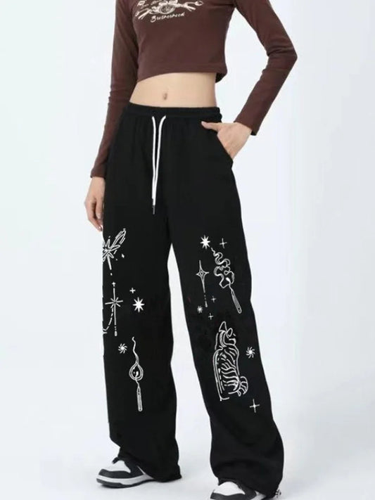 Pantalon Y2K Vintage Hip Hop Femme
