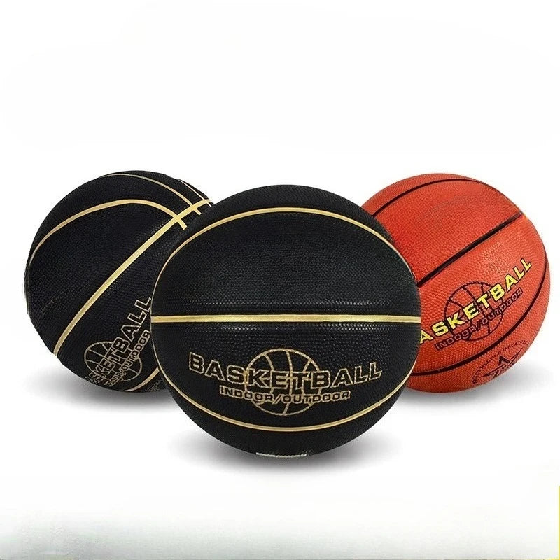 Ballon de Basket "Luxury Gold" - Noir & Or Composite