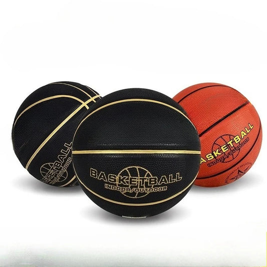 Ballon de Basket "Luxury Gold" - Noir & Or Composite