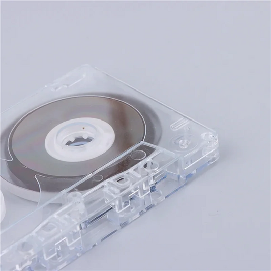 A06F-10X Blank Audio Cassettes. Recordable Clear Audio Cassettes Video Tape For Voice Music Recording
