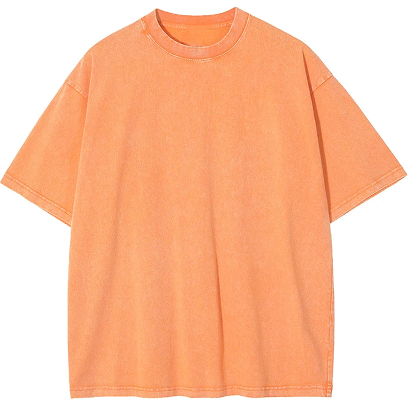 T-shirt Vintage délavé - Style Harajuku