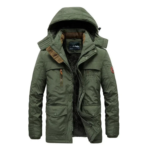 Parka Militaire Coupe-Vent Multi-Poches
