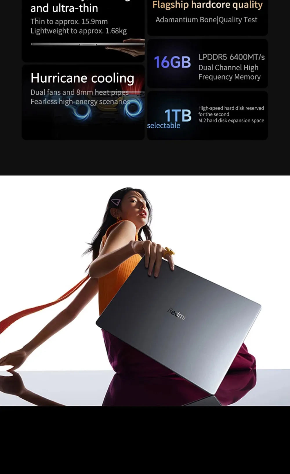 Xiaomi RedmiBook 16 2024 i5-13420H 16Go