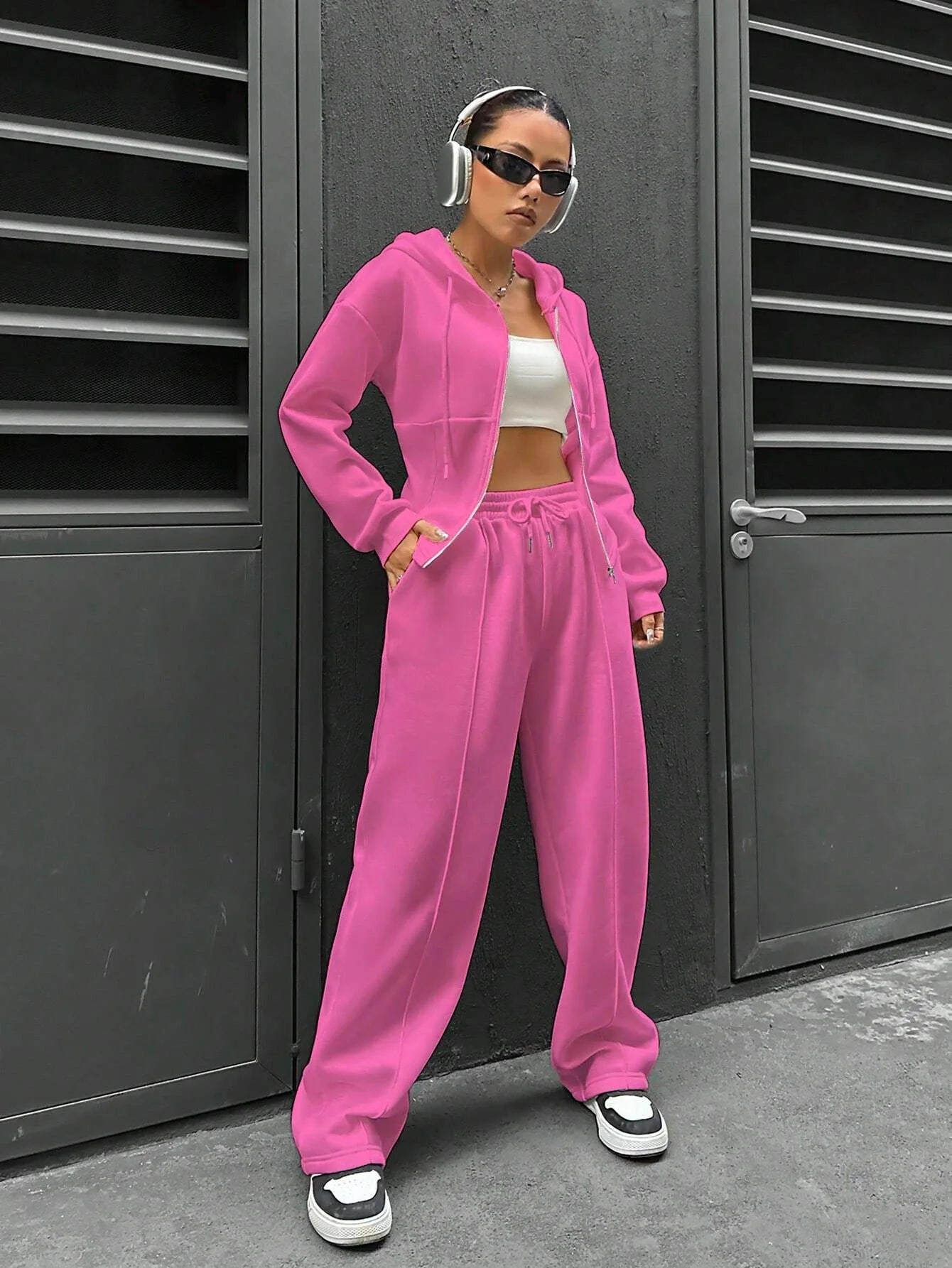 Ensemble Sport Femme - Zip-up & Jogging Slim