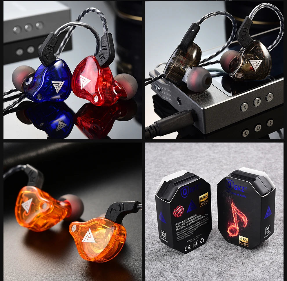 Écouteurs Hi-Fi QKZ AK6 - Basses Profondes