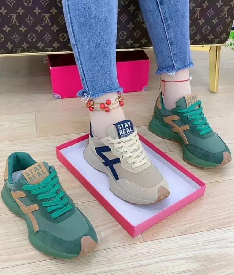 women sneakers 2024 spring casual shoes woman lace up sports shoes baskets femmes tendances zapatillas hombre designer shoes