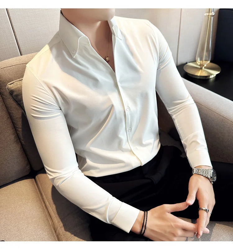 Chemise Slim Fit British ML Homme 2026