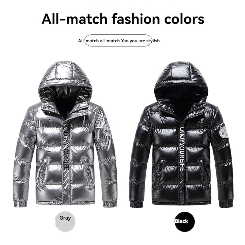 Veste Matelassee Hiver Brillante Hoodie