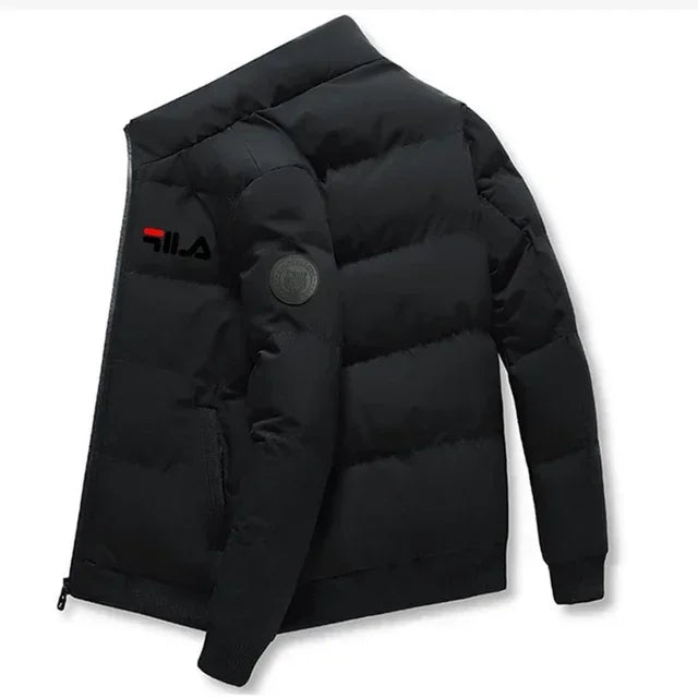 Coupe-Vent Court Imprime Zippe Homme