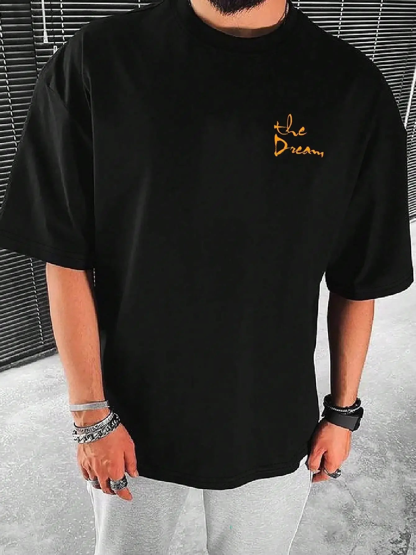 T-shirt Coton Streetwear "Live Your Dream"