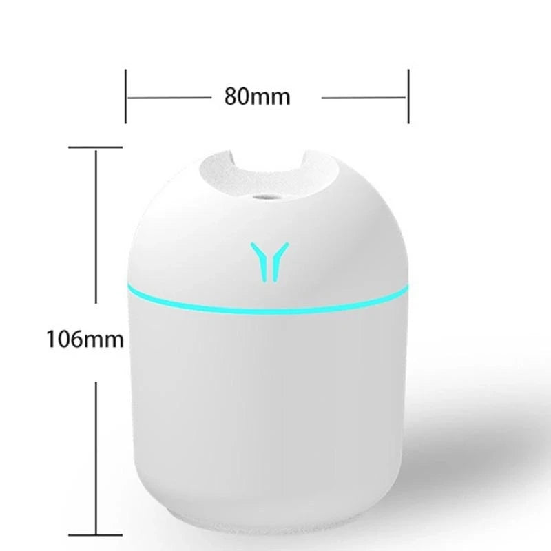Humidificateur USB 250ml Diffuseur LED