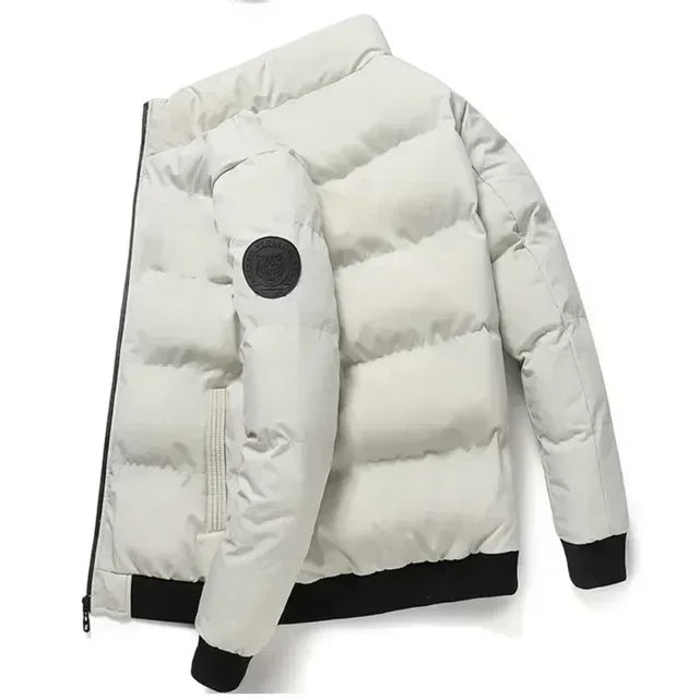 Coupe-Vent Court Imprime Zippe Homme