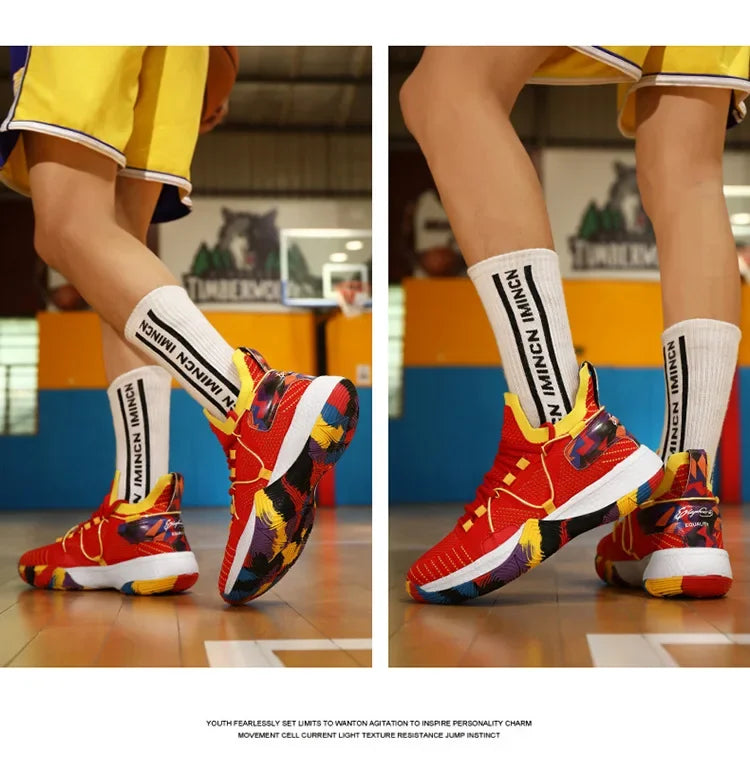 Sneaker Sport Léger Antidérapant Multicolor