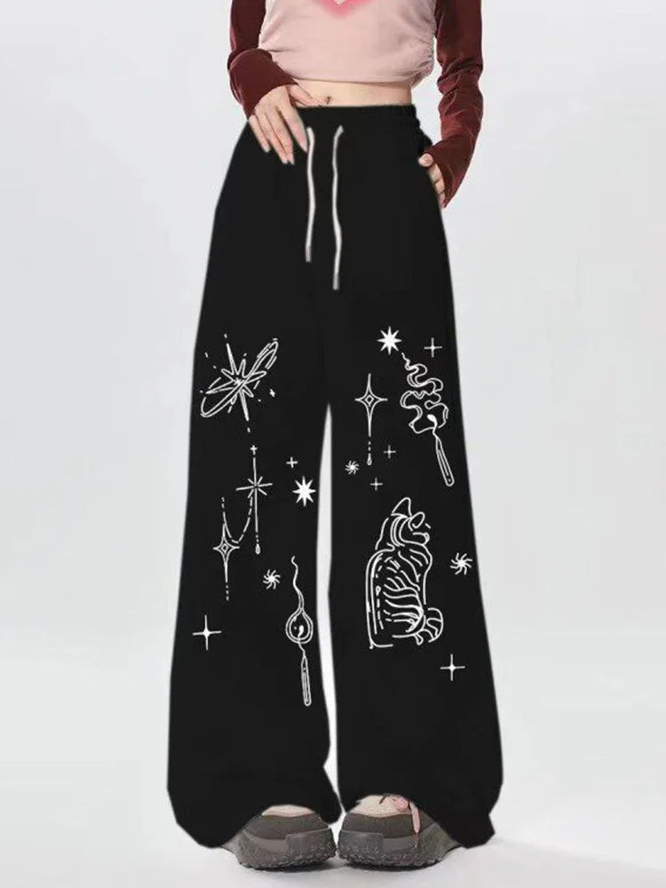 Pantalon Y2K Vintage Hip Hop Femme