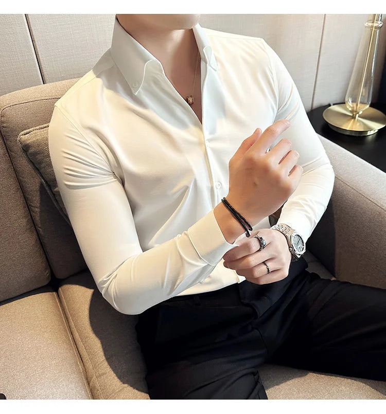 Chemise Slim Fit British ML Homme 2026