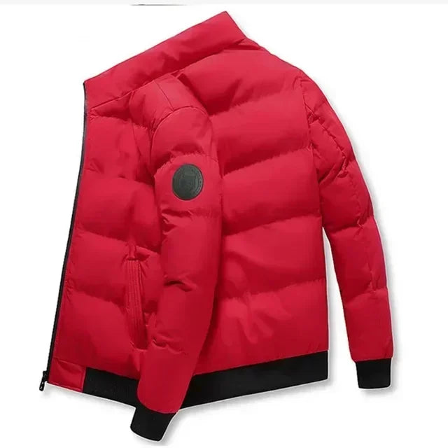 Coupe-Vent Court Imprime Zippe Homme