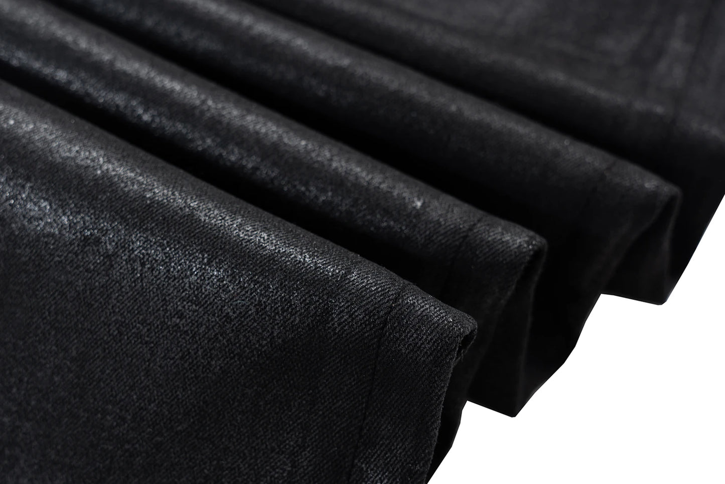 Jean Streetwear Noir Ciré Large Homme