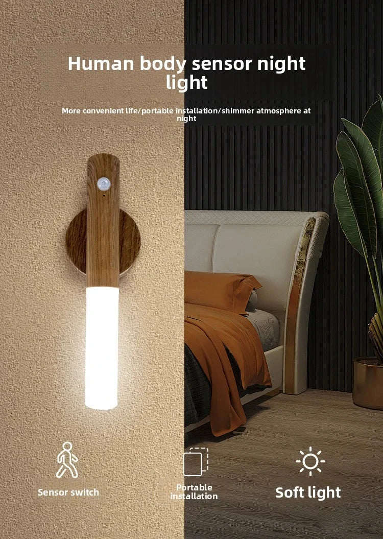 Veilleuse LED USB Détecteur Mouvement Armoire
