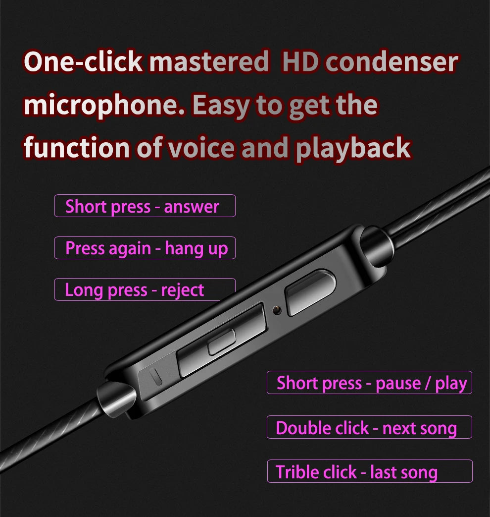 Écouteurs Hi-Fi QKZ AK6 - Basses Profondes