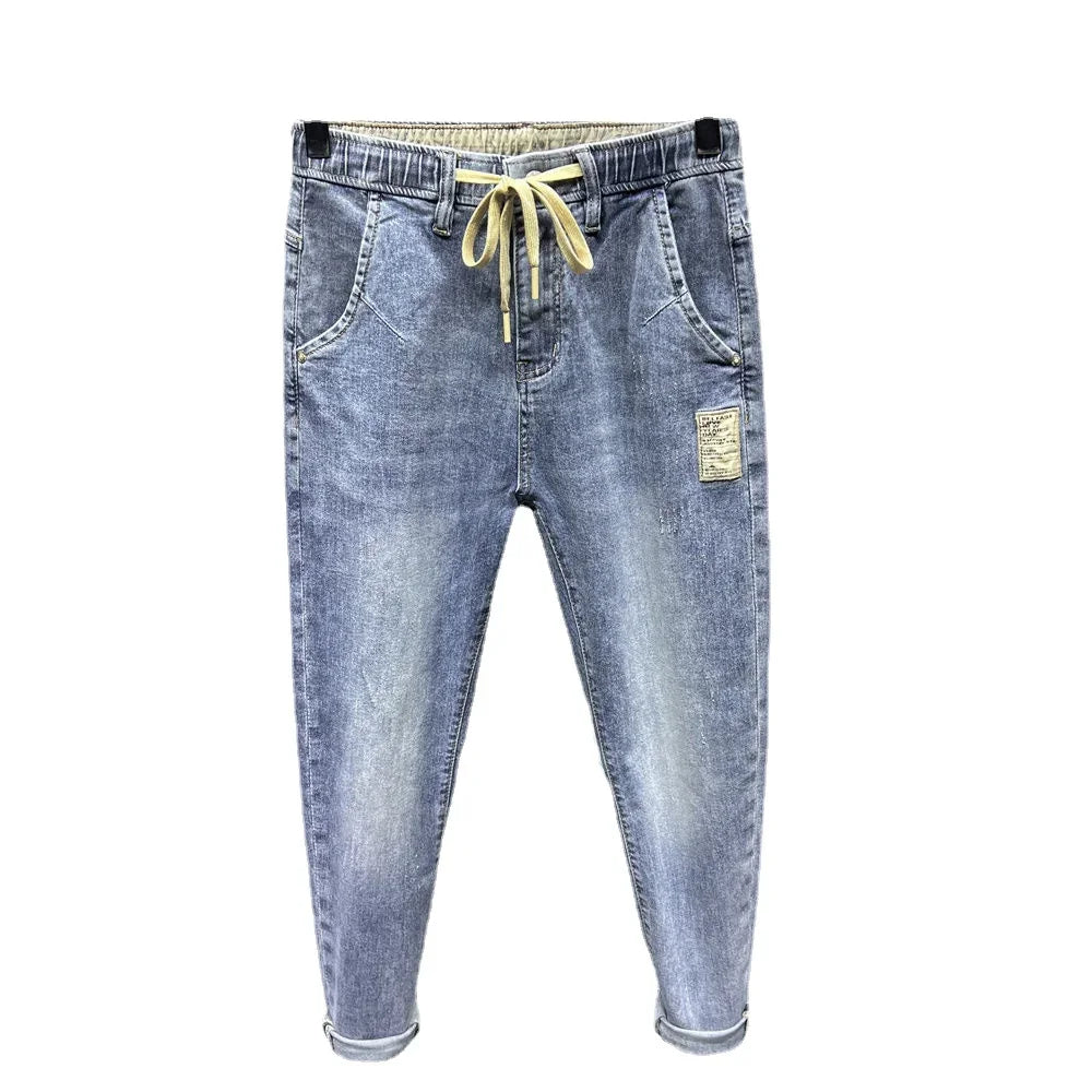 Jean Cargo Korean Tapered Baggy Washed