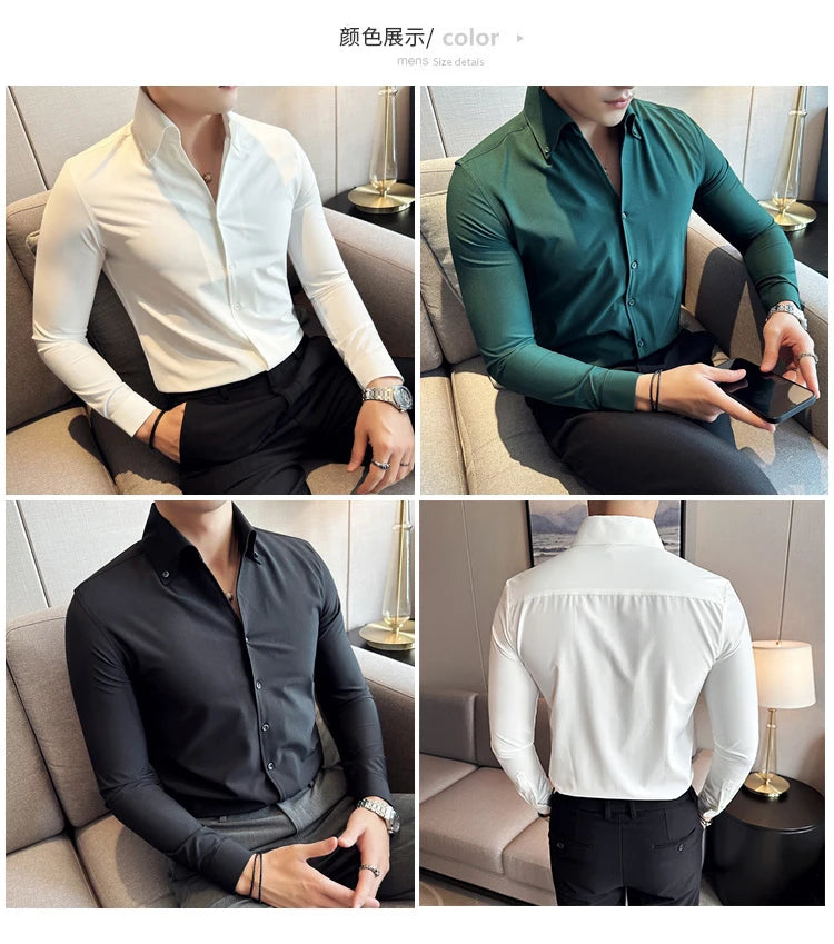 Chemise Slim Fit British ML Homme 2026
