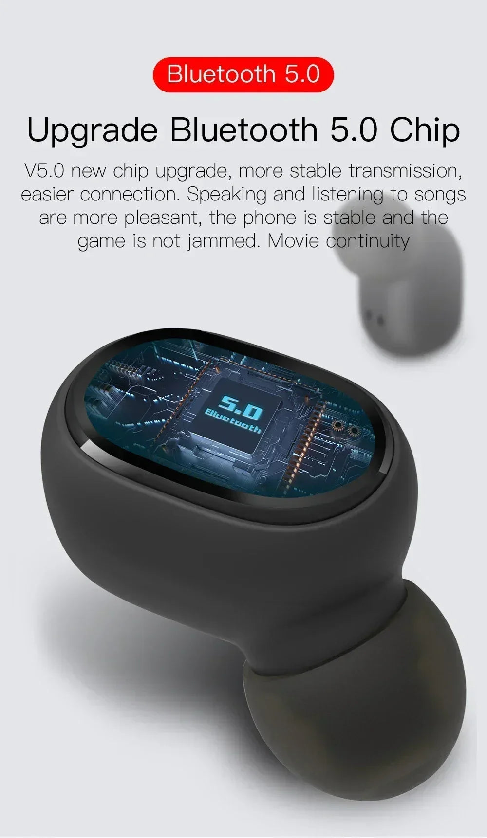 Écouteurs Bluetooth TWS E6S Anti-Bruit