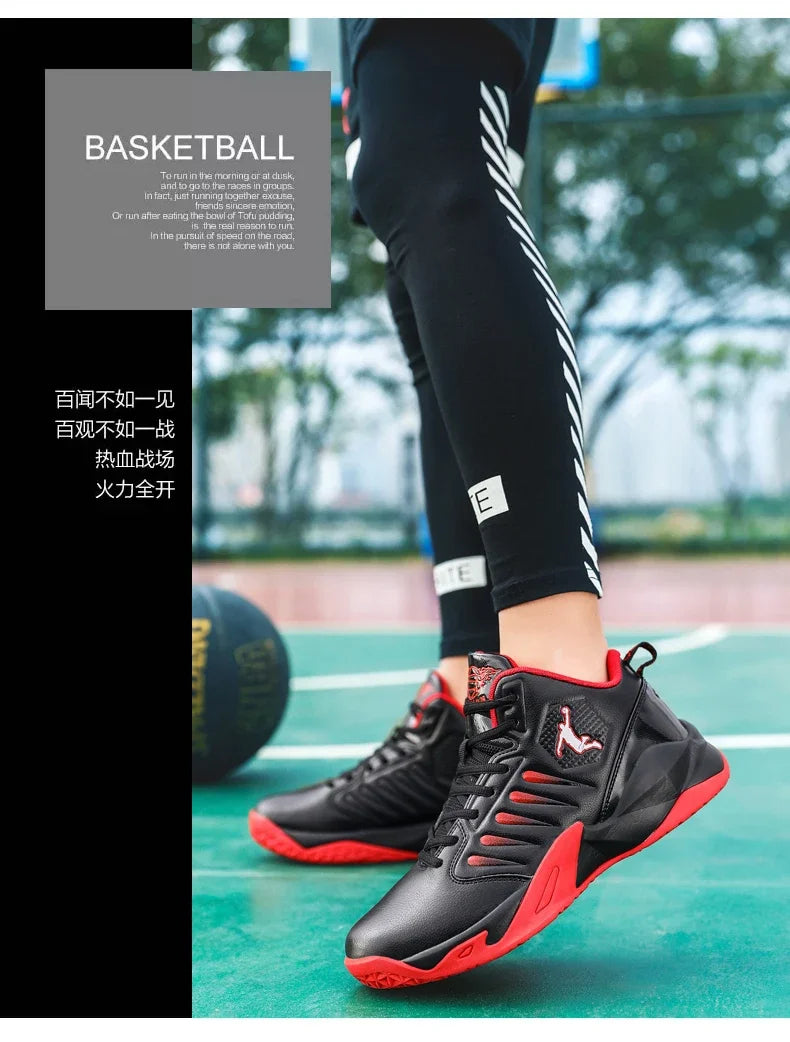 Basket Basketball Cuir Léger Waterproof