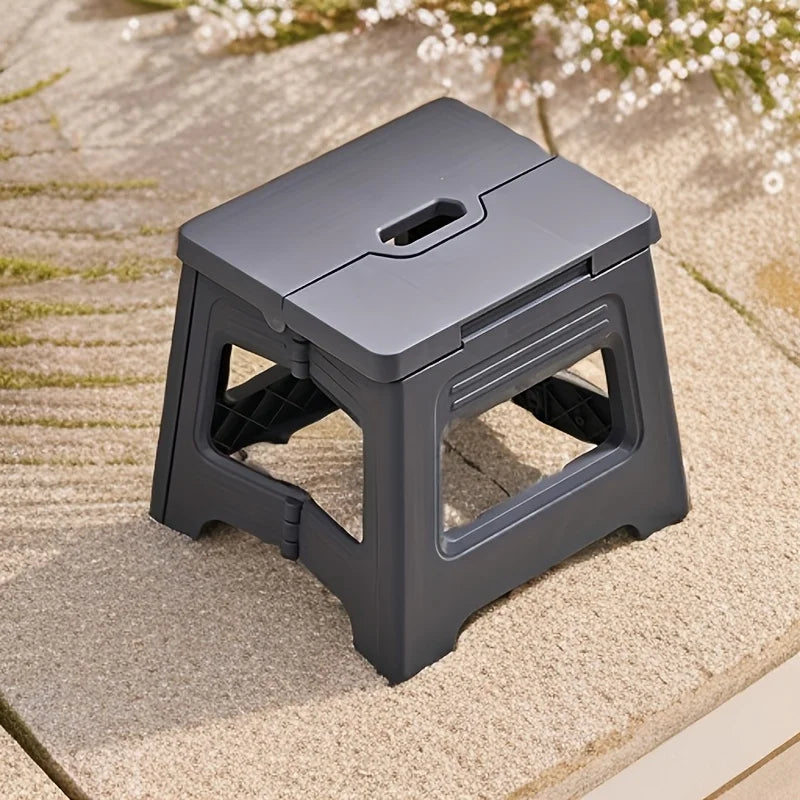 Portable Adjustable PP Stool, Non-Slip & Durable. For Home, Kitchen, Bathroom, Travel, Fishing. Lightweight & Space-Saving.