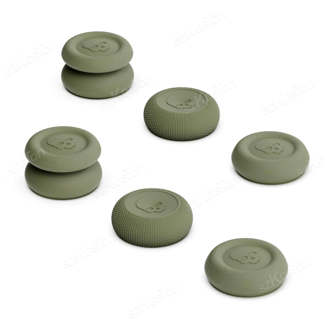 6PCS Thumb Grips Caps Set for Switch 2 Pro/PS5/PS4 Controller Button Stick Cover Gamepad Joystick Cap Gaming Accessories