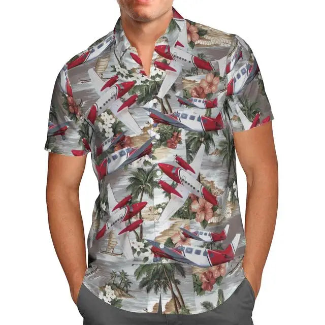 T-Shirt Hawaiian 3D Vaisseau Spatial