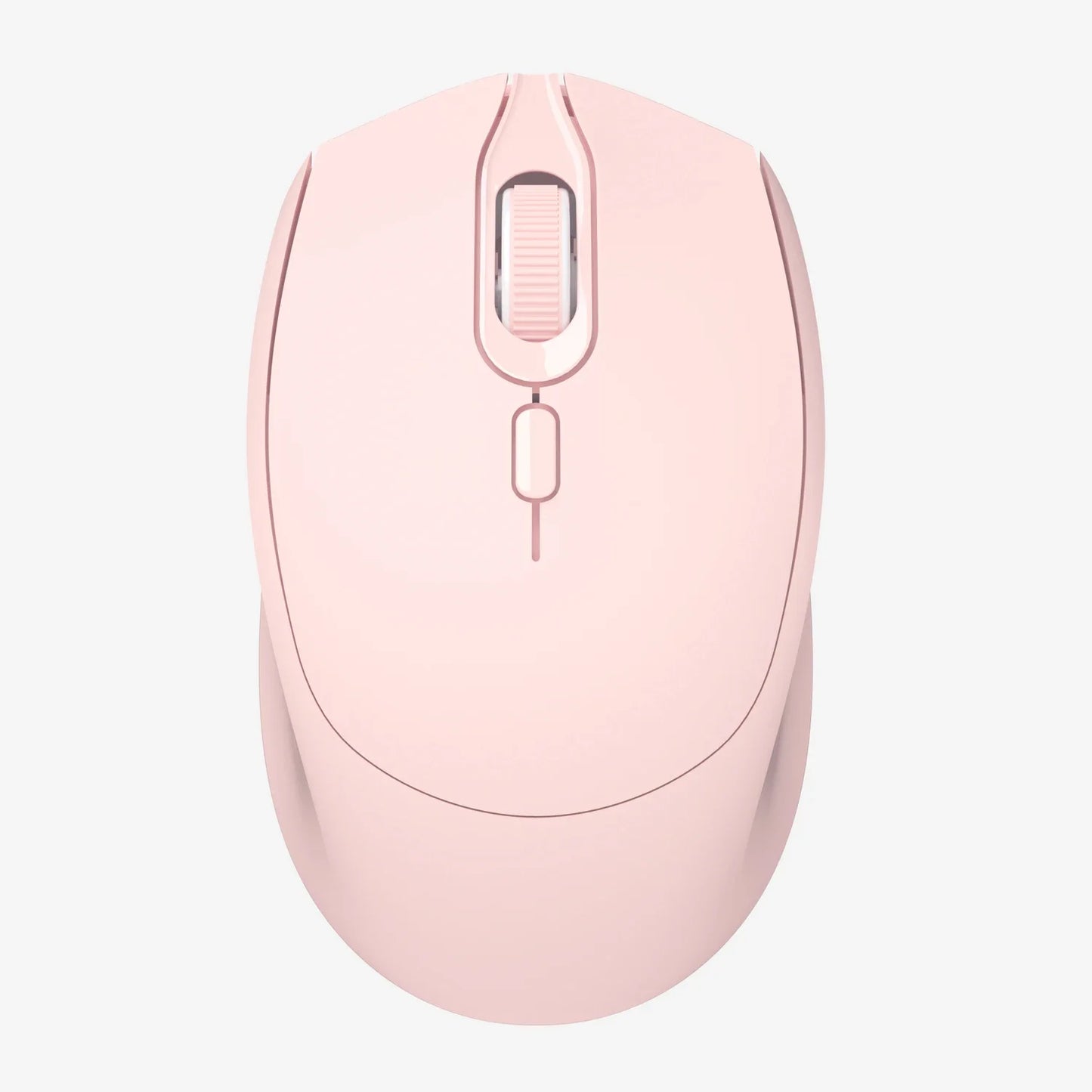 Portable Computer Mouse  2.4G with USB Receiver Wireless Mouse for PC Tablet Laptop (Pink)