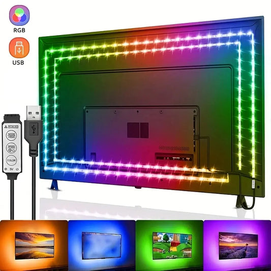 Bande LED Rétroéclairage TV - Ambiance Immersive USB