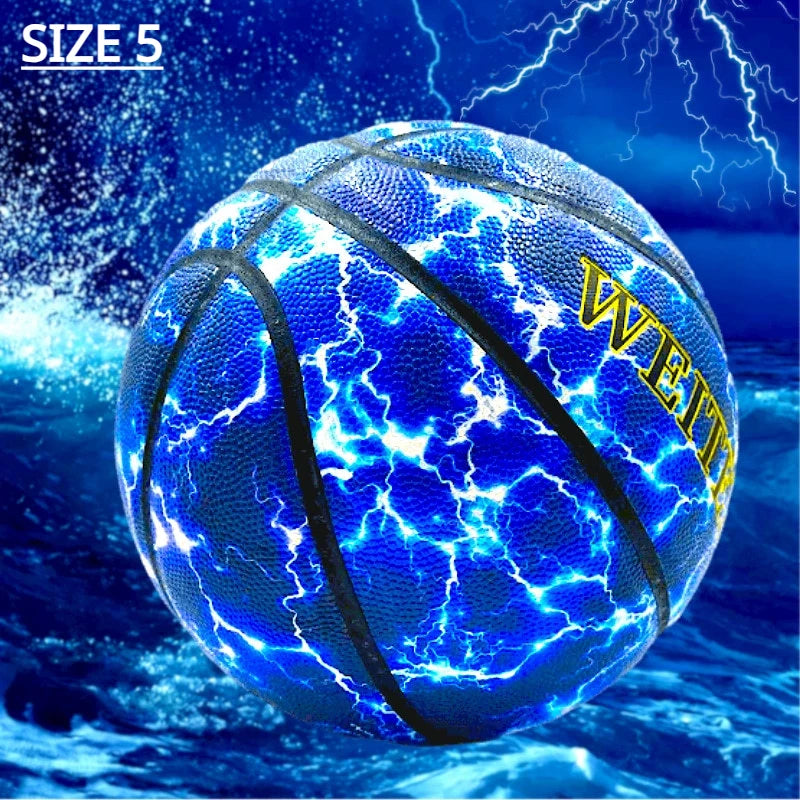 Ballon de Basket "Cosmic Blue" - Indoor & Outdoor