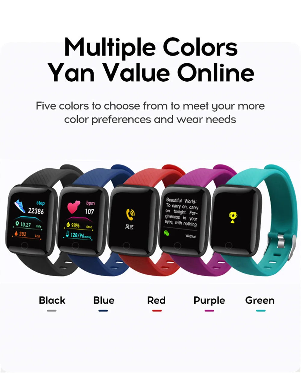 Smartwatch NexDeal S9 - Tracker Fitness & Notifications