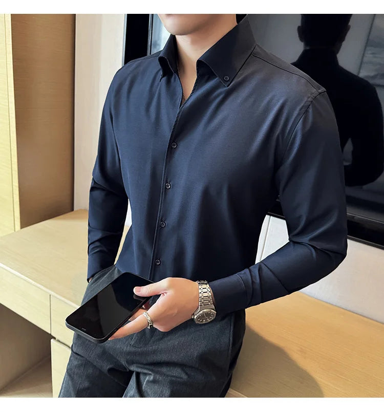 Chemise Slim Fit British ML Homme 2026