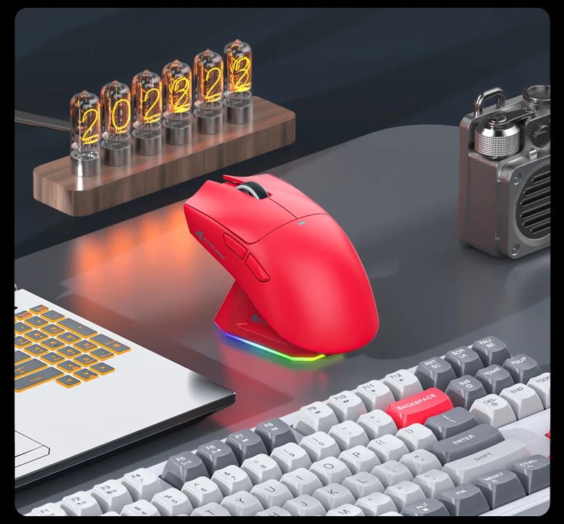 Souris Gaming Attack Shark X11 - Station de Charge RGB