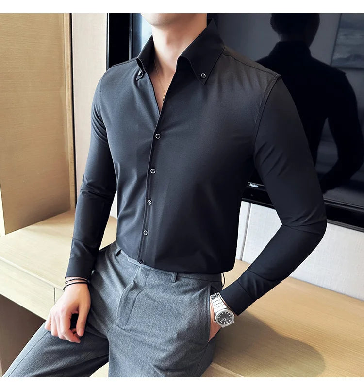 Chemise Slim Fit British ML Homme 2026