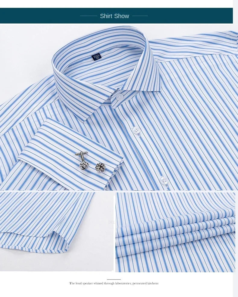 Chemise ML Slim Windsor Cufflinks Rayee