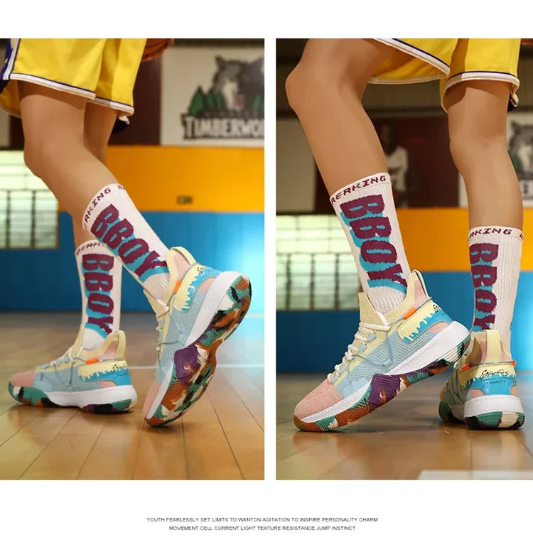 Sneaker Sport Léger Antidérapant Multicolor