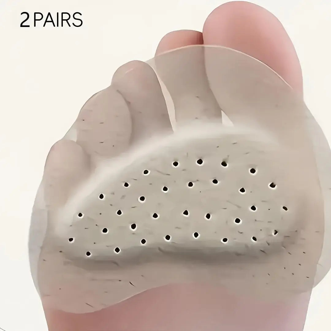 3 pairs of soft forefoot pads, cushioned and wear-resistant self-adhesive half insoles, suitable for high-heeled sandals
