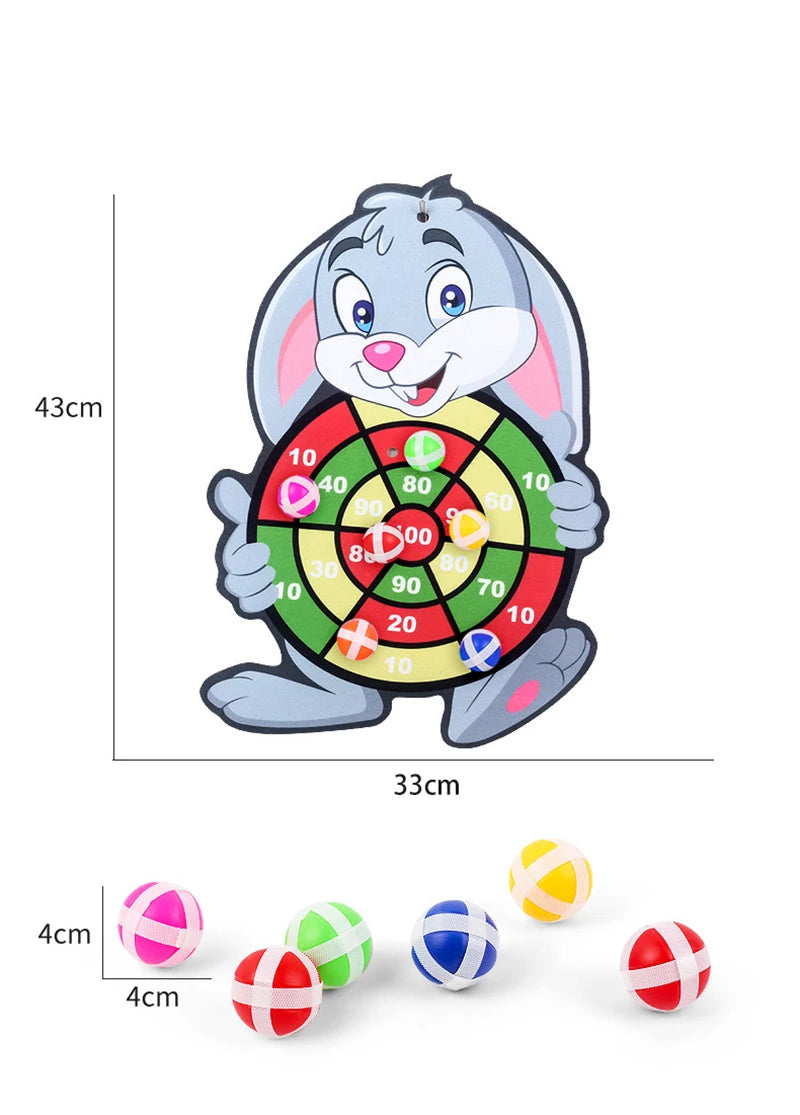 Montessori Throw Sport Slingshot Target Sticky Ball Dartboard Basketball Board Games Educational Children's outdoor toy Kid Game