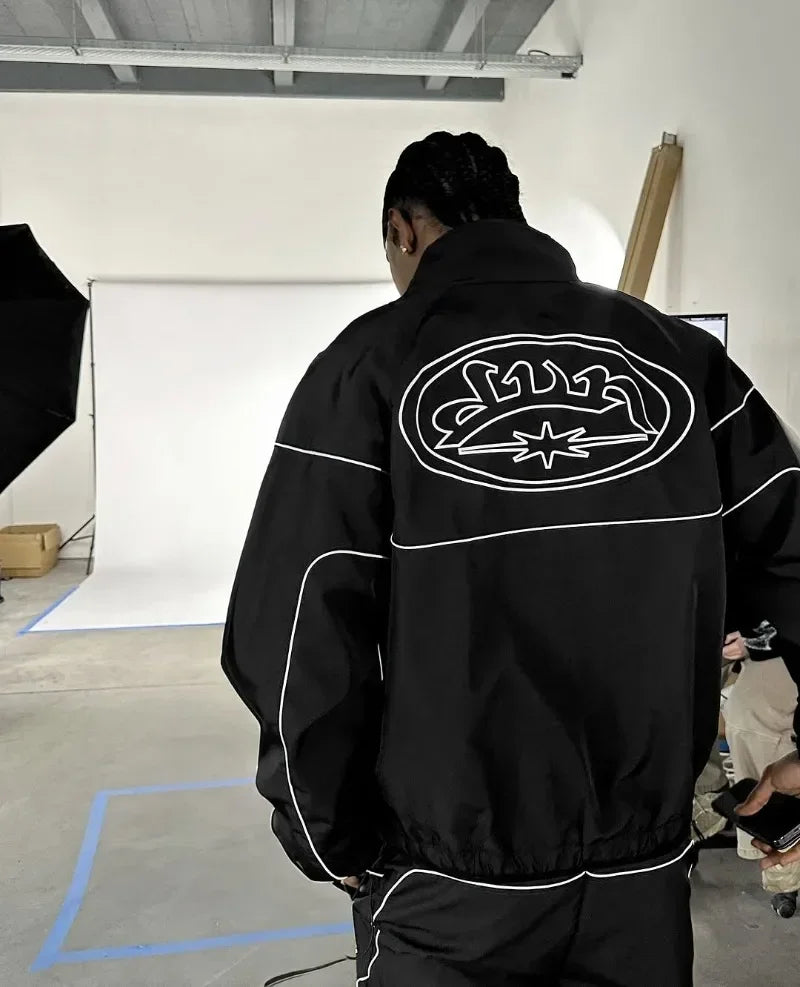 Ensemble Rayé Streetwear Capuche Homme