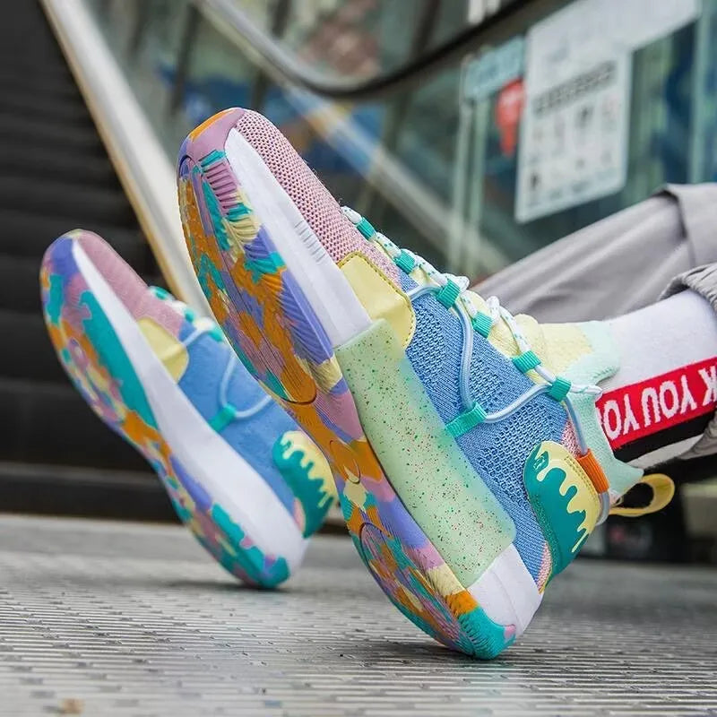 Sneaker Sport Léger Antidérapant Multicolor