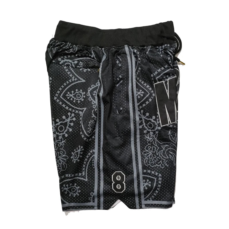 Short Basketball Black Mamba Broderie